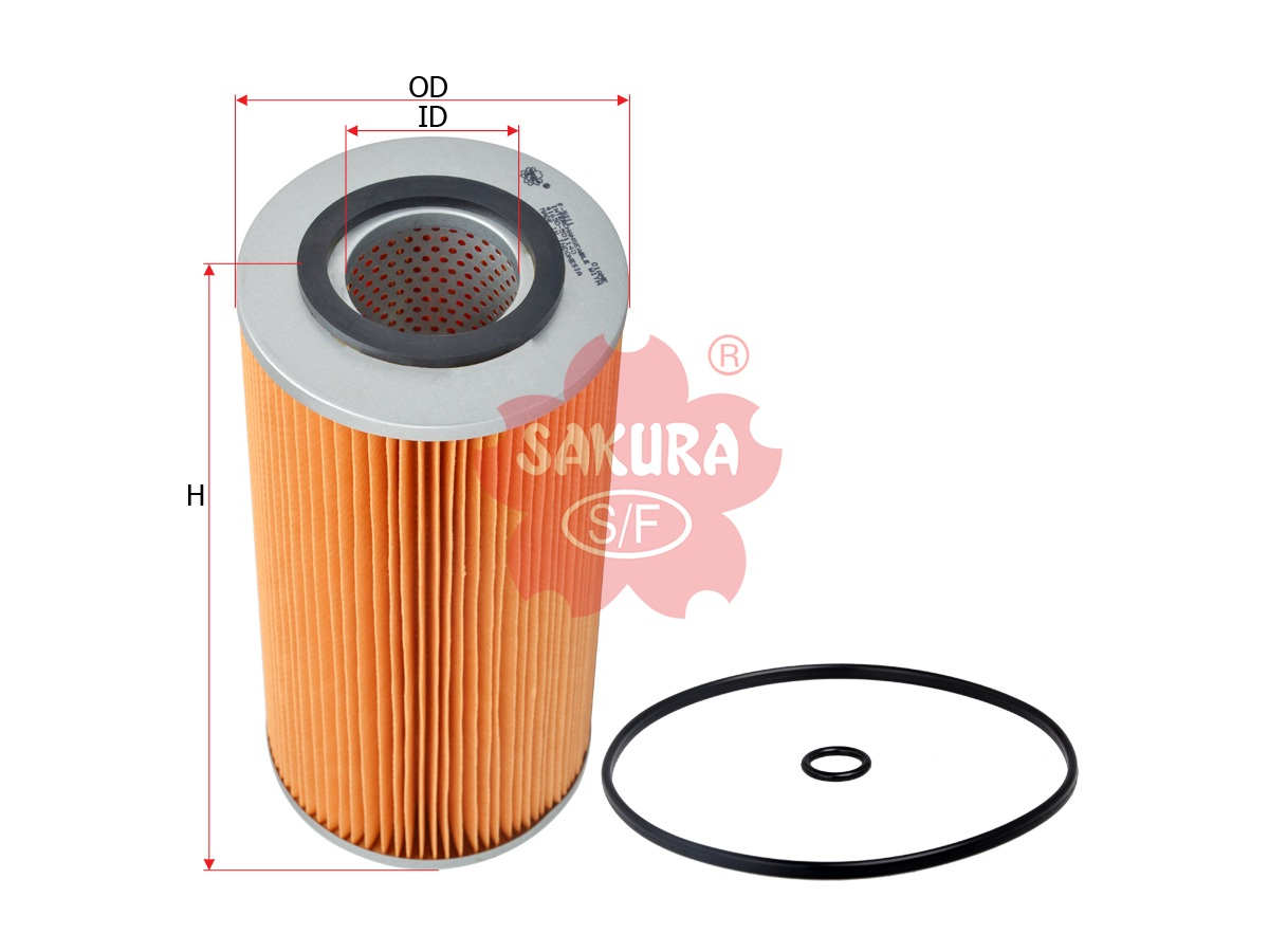 Купить запчасть SAKURA - F5211 F5211 Фильтр топливный (элемент)