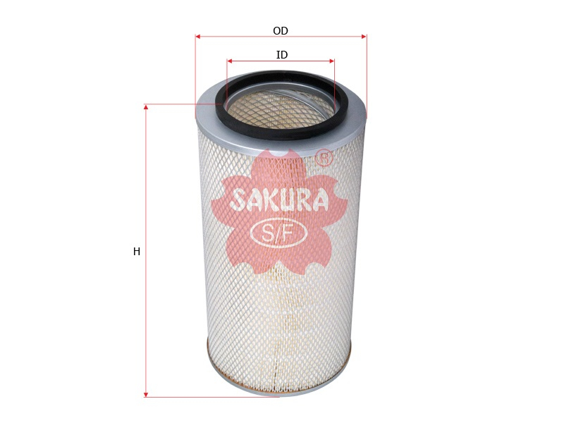 Купить запчасть SAKURA - A1026 A-1026 Воздушный фильтр (Sakura)