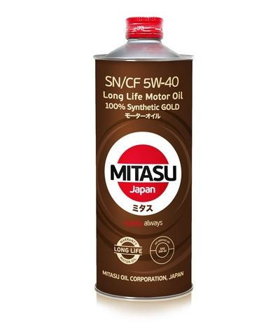 Купить запчасть MITASU - MJ1071 Масло моторное MITASU GOLD LL SN/CF 5w40    1л синтетическое универсальное MJ107 (1/20) Япония