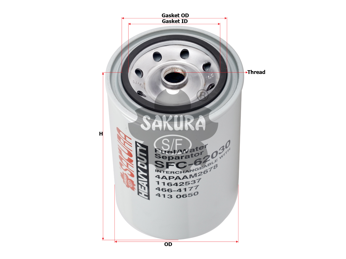 Купить запчасть SAKURA - SFC62030 Фильтр сепарат. Sakura SFC62030