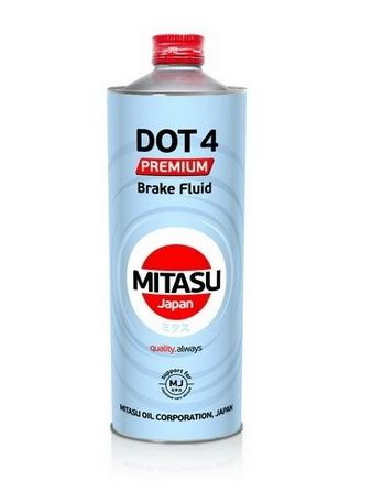 Купить запчасть MITASU - MJDT4 Жидкость тормозная MITASU PREMIUM BRAKE FLUID DOT 4 MJ-DT-4 0,5л (0,5/20) Япония