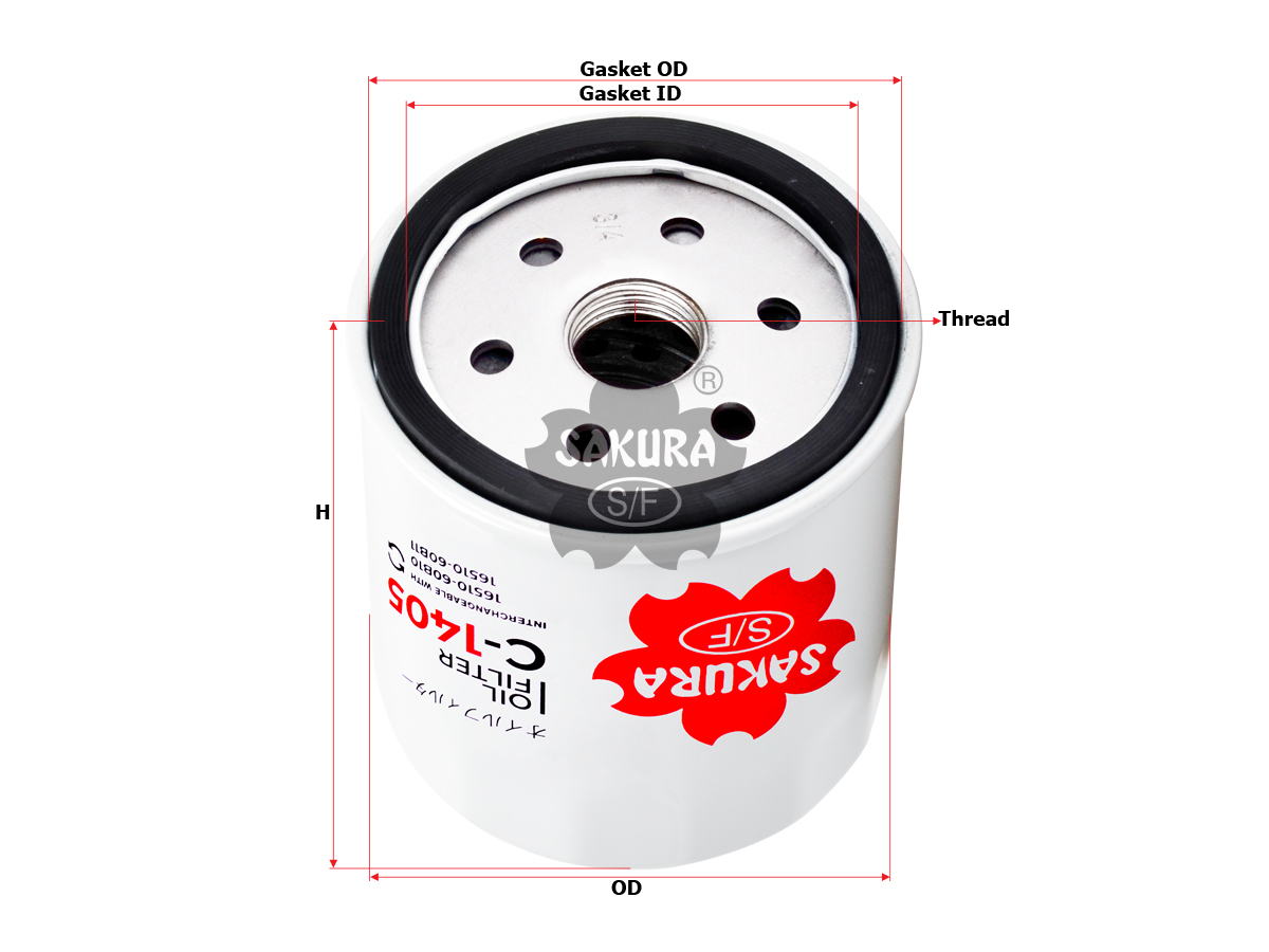 Купить запчасть SAKURA - C1405 Фильтр масл. Sakura C1405