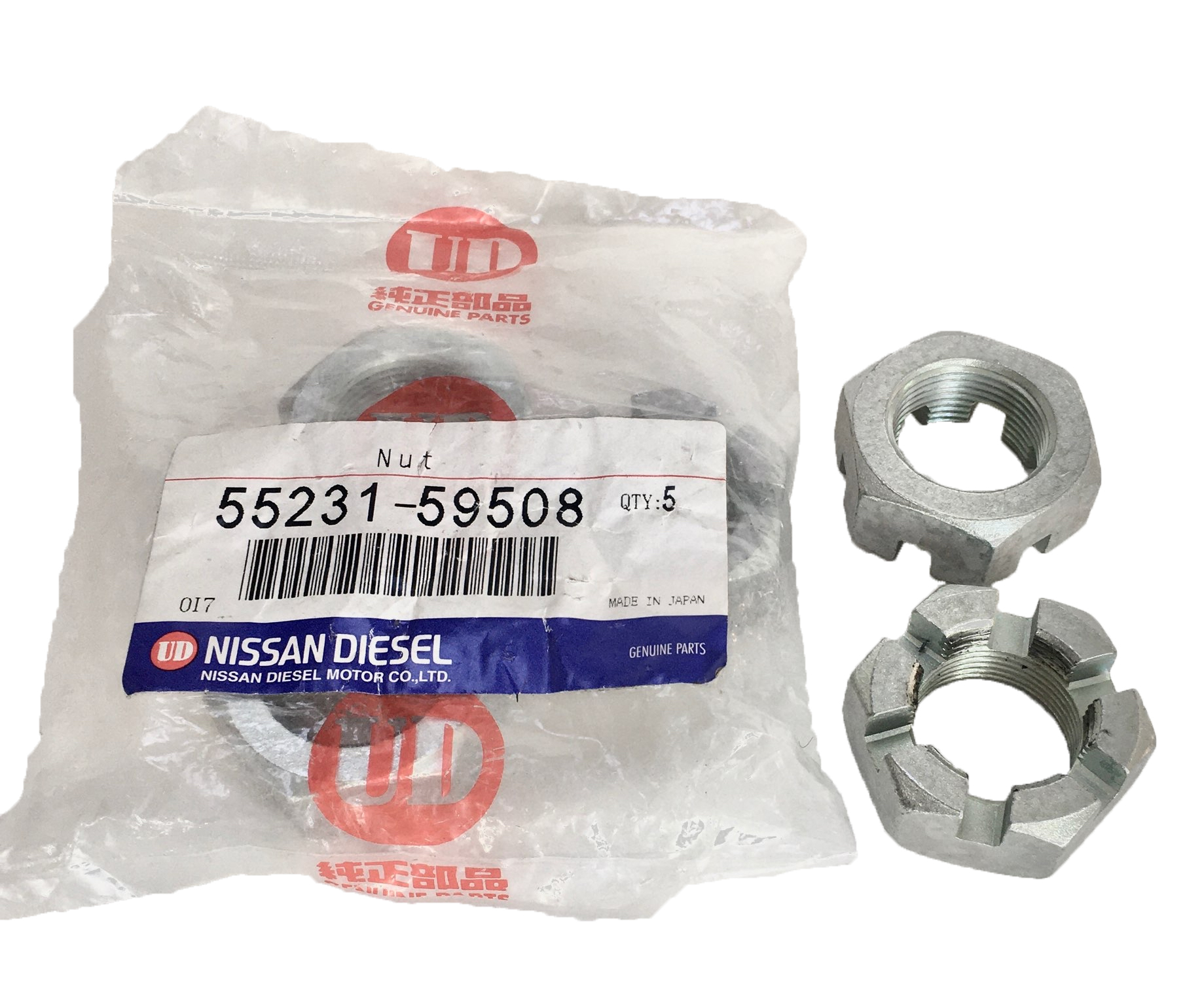 Купить запчасть NISSAN UD - 5523159508 55231-59508 Корончатая гайка