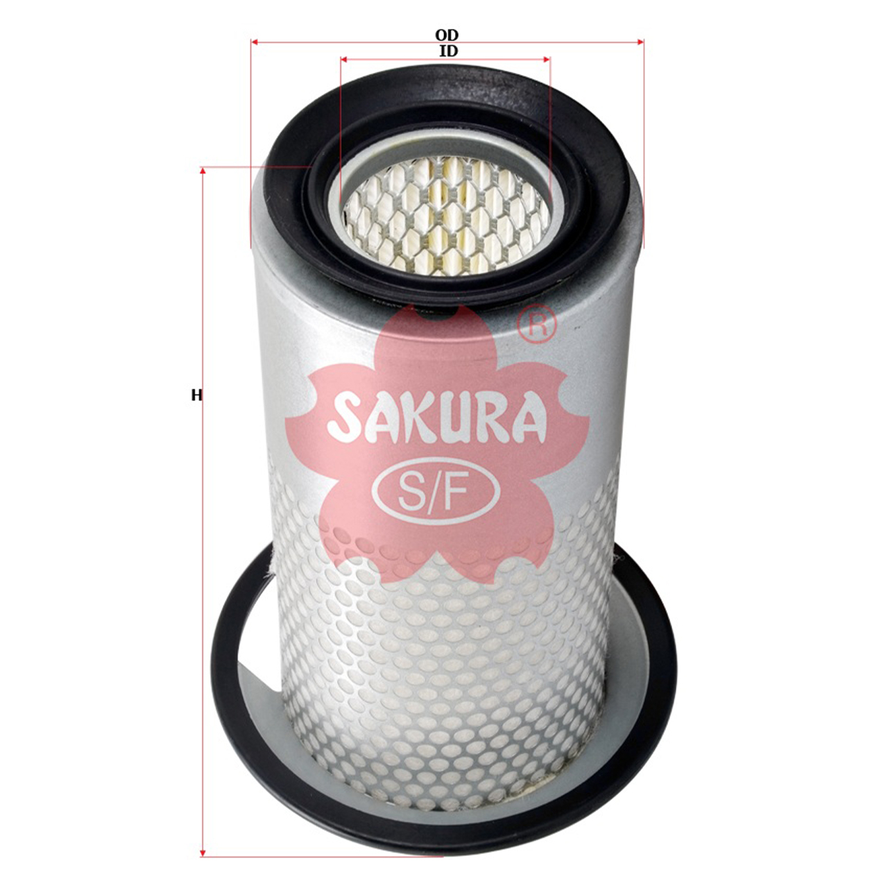 Купить запчасть SAKURA - A7980 A7980 Фильтр воздушный