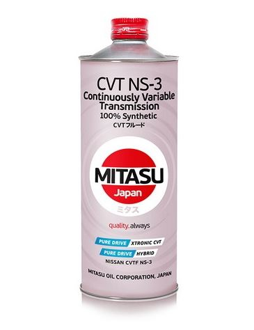 Купить запчасть MITASU - MJ3131 Жидкость для АКПП MITASU CVT FLUID NS-3  1л синтетическое MJ313 (1/20) Япония 