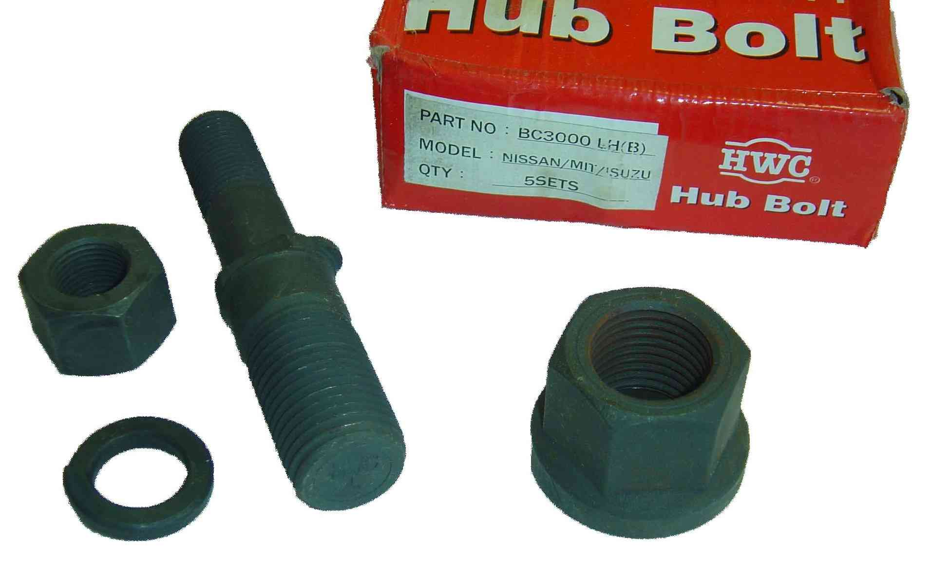 Купить запчасть NISSAN UD - 4321091626 43210-91626 Набор болтов ступицы (Левая) EURO шпилька + футорка + гайка