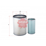 Купить запчасть SAKURA - A5601S A5601S Воздушный фильтр (2в1)