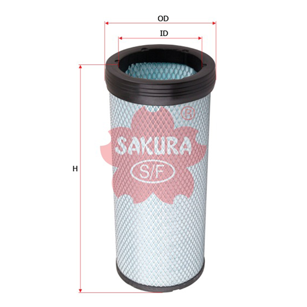 Купить запчасть SAKURA - A6114 Фильтр воздушный Sakura A6114