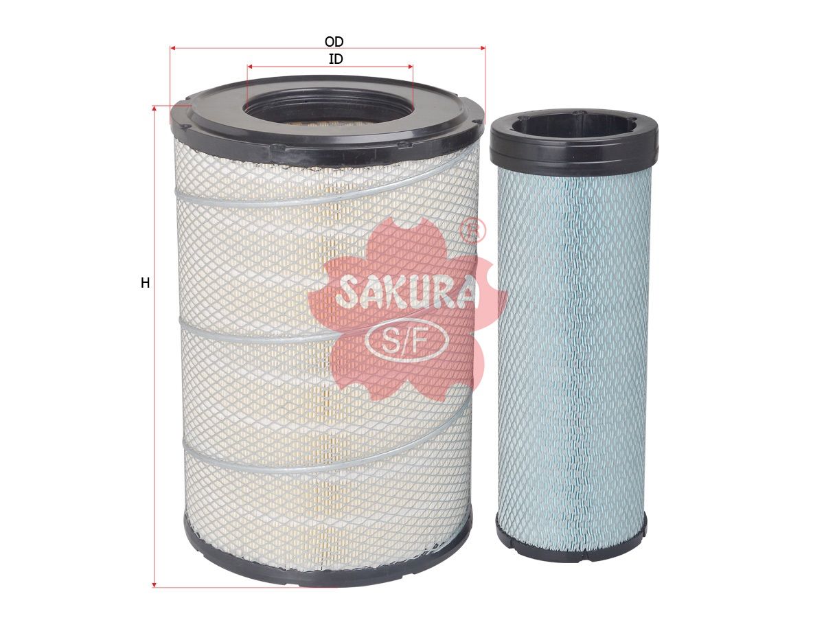 Купить запчасть SAKURA - A5558MS Фильтр воздушный Sakura A5558MS