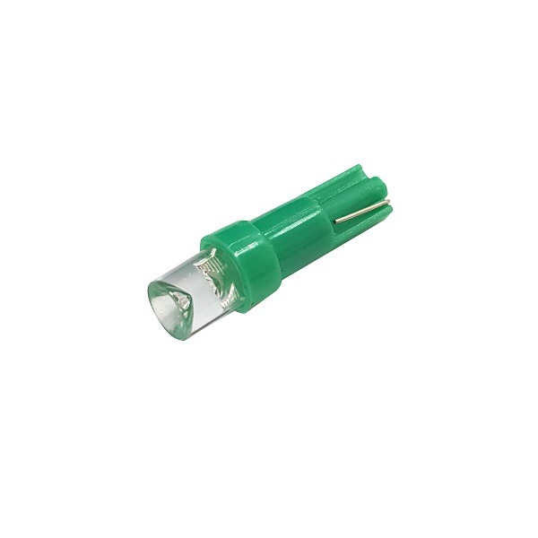 Купить запчасть NORD YADA - 900279 900279 Лампа светодиодная T5-01 (1LED) W1,2W Base W2,0 х4,6d CONE GREEN 12 V (конус зеленый)