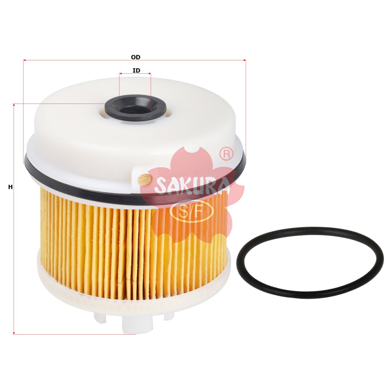 Купить запчасть SAKURA - EF1112 EF1112 Фильтр топливный (элемент)