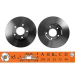 Купить запчасть SB - BR25105T Тормозной диск BR25105T (уп.2шт. Цена за 1шт)