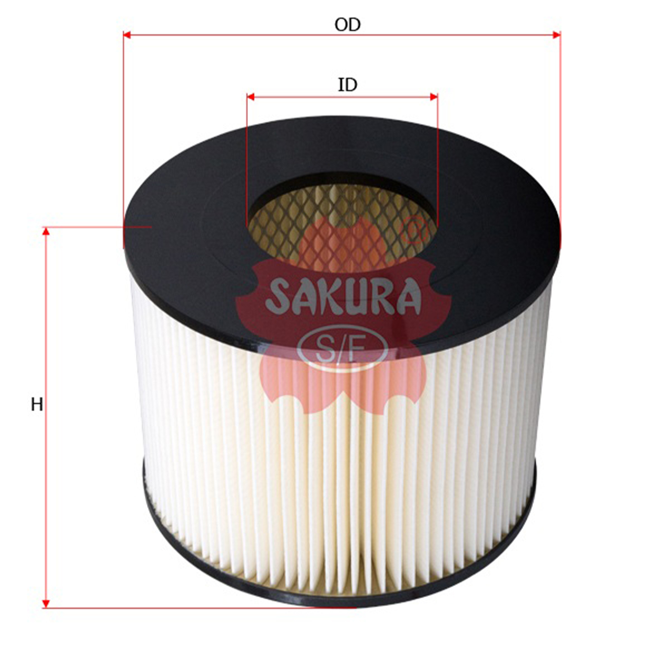 Купить запчасть SAKURA - A1108 A1108 Воздушный фильтр