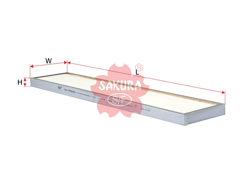 Купить запчасть SAKURA - CA55850 CA-55850 Воздушный фильтр (кабины)