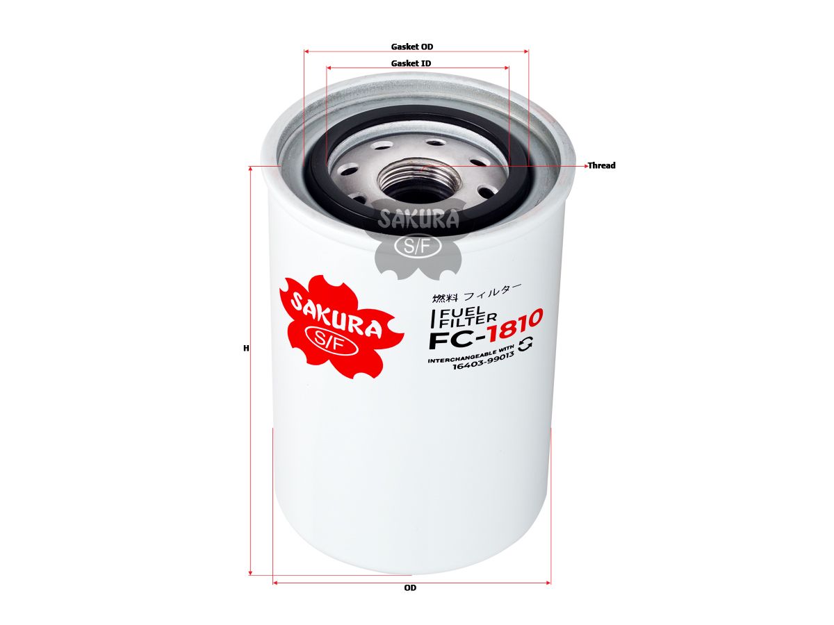 Купить запчасть SAKURA - FC1810 Фильтр топл. Sakura FC1810
