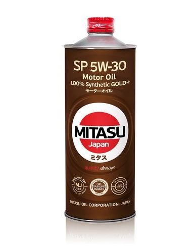 Купить запчасть MITASU - MJP011 Масло моторное MITASU GOLD Plus SP 5w30   1л синтетическое для бензиновых двигателей MJ-P01 (1/20) Япония