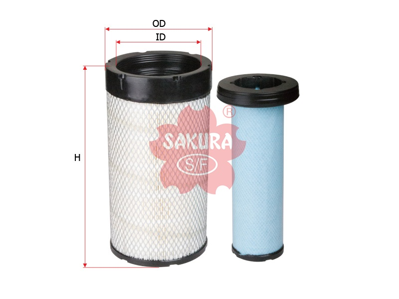 Купить запчасть SAKURA - A88170S Фильтр воздушный Sakura A88170S