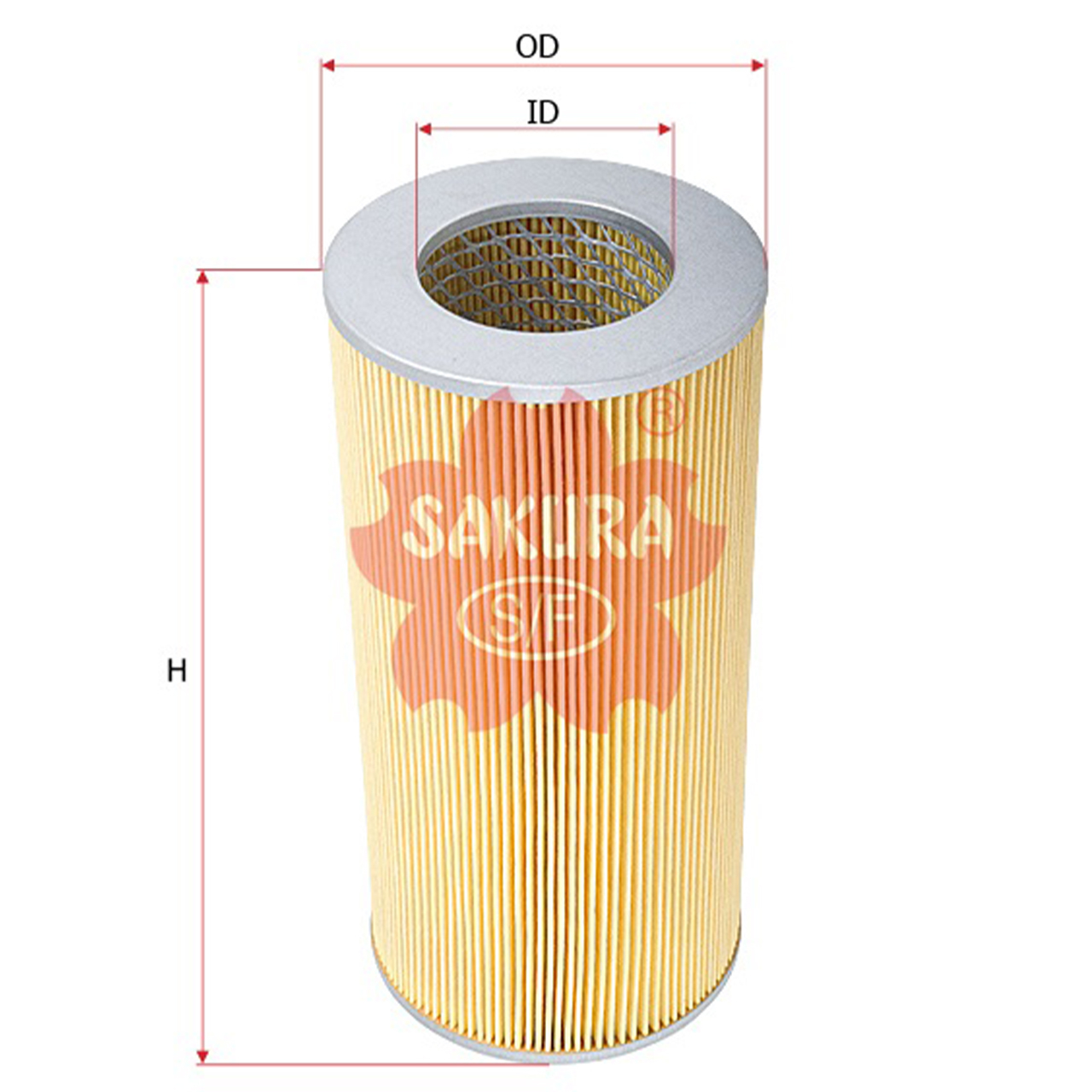 Купить запчасть SAKURA - A1128 A1128 Воздушный фильтр SAKURA