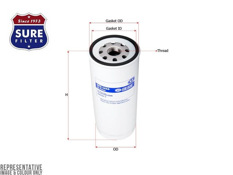 Купить запчасть SURE FILTER - SFO4666 Фильтр масл. Sure Filter SFO4666
