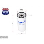 Купить запчасть SURE FILTER - SFO4666 Фильтр масл. Sure Filter SFO4666