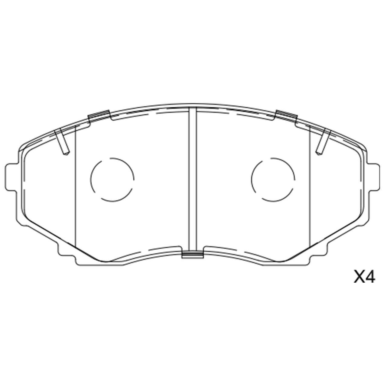 Купить запчасть NIBK - PN5376 PN5376 Тормозные колодки дисковые NiBK