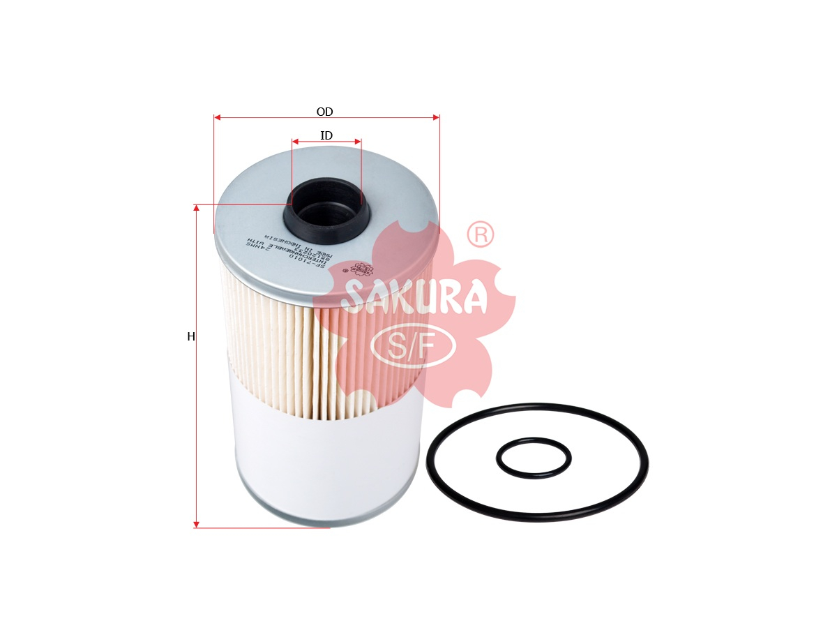 Купить запчасть SAKURA - SF71010 SF71010 Фильтр топливный (элемент-сепаратор)