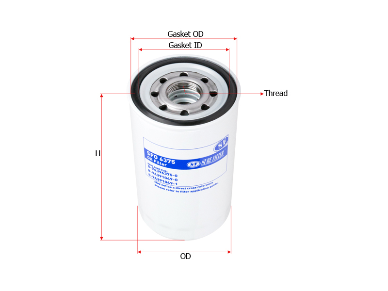 Купить запчасть SURE FILTER - SFO6375 SFO 6375 Фильтр масла