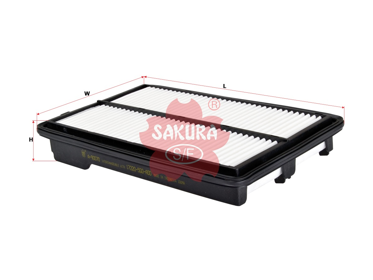 Купить запчасть SAKURA - A90070 Фильтр воздушный Sakura A90070