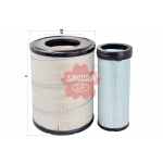 Купить запчасть SAKURA - A6038S A6038S Воздушный фильтр (2 в 1)